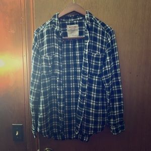 black and white flannel